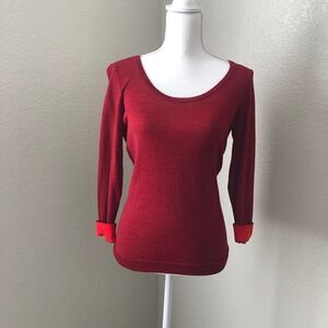 Elegant Red Women's Sweater
